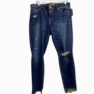 NWT Men’s Joe's Jeans Blue Distressed Skinny Ankle Denim Jeans Size 32